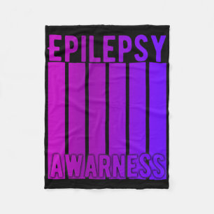 Epilepsie Bewusstsein Monat im November tragen wir Fleecedecke