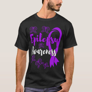 Epilepsie Bewusstsein Monat Tag Lila Ribbon Butter T-Shirt