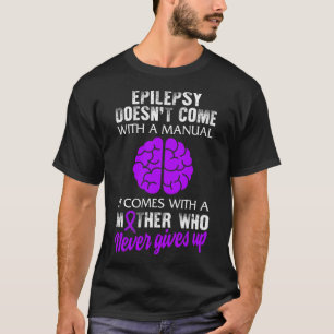 Epilepsie Bewusstsein Mutter Lila Schleimhaut T-Shirt