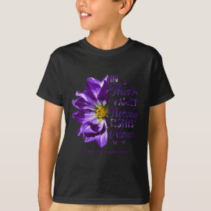 Epilepsie Bewusstsein niemand kämpft allein Anemon T-Shirt