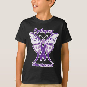 Epilepsie-Bewusstsein Purple Day Schmetterling Epi T-Shirt