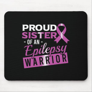 Epilepsie-Bewusstsein Purpur Stolz Schwester Von E Mousepad