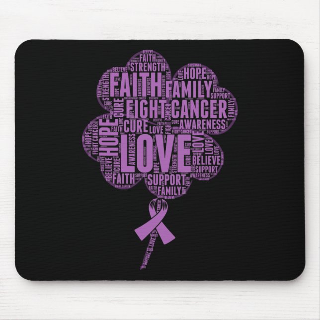 Epilepsie Bewusstsein Ribbon Mousepad (Vorne)