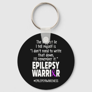Epilepsie-Bewusstsein Schreib es Epileptischer Kri Schlüsselanhänger