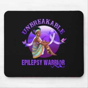 Epilepsie Bewusstsein Schwarze Frauen Unzerbrechli Mousepad