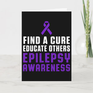 Epilepsie-Bewusstsein Spaß Gesund Epileptischer Kr Karte