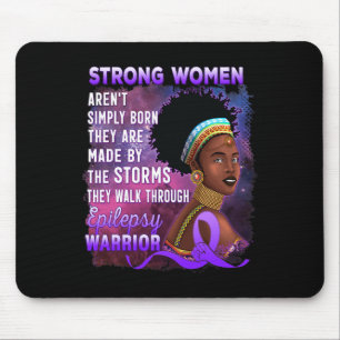 Epilepsie Bewusstsein stark Schwarze Frauen Kriege Mousepad