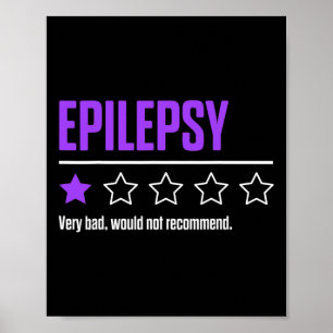 Epilepsie-Bewusstsein Succeed Epileptischer Kriege Poster