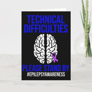 Epilepsie-Bewusstsein Technischer Epileptischer Kr Karte