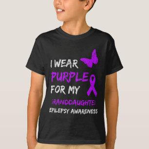 Epilepsie Bewusstsein trage ich Lila für meine Enk T-Shirt