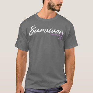 Epilepsie Bewusstsein Überlebende Glitzer Ribbon H T-Shirt