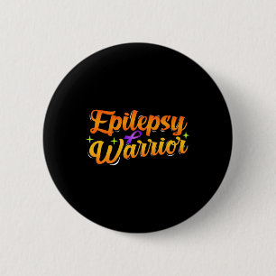 Epilepsie-Bewusstsein USA Epileptischer Krieger Üb Button