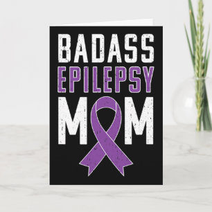 Epilepsie-Bewusstsein Von Epilepsie-Mutter Lila Ba Karte
