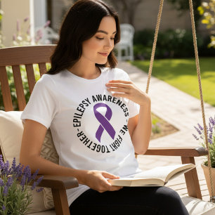 Epilepsie-Bewusstseins-Kampf- Gemeinsam-Geschenk Tri-Blend Shirt