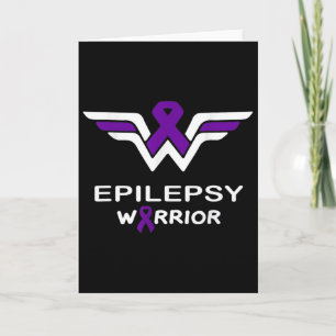 Epilepsie-Bewusstseins-Krieger-Unterstützung Überl Karte