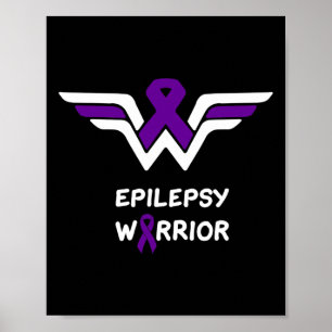 Epilepsie-Bewusstseins-Krieger-Unterstützung Überl Poster