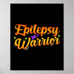 Epilepsie-Bewusstseins-Pflege USA Epileptischer Kr Poster