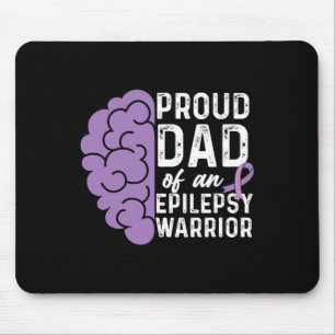 Epilepsie-Bewusstseins-Schleife Stolz Vater Von Ei Mousepad