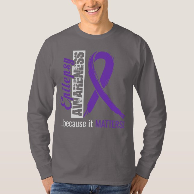 Epilepsie-Bewusstseins-T - Shirt-Geschenk-Idee T-Shirt (Vorderseite)