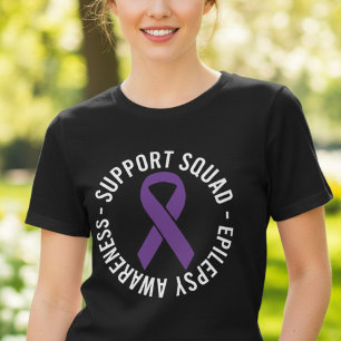 Epilepsie-Bewusstseins-Unterstützungsgruppe Tri-Blend Shirt