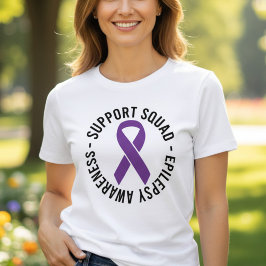 Epilepsie-Bewusstseins-Unterstützungsgruppe Tri-Blend Shirt