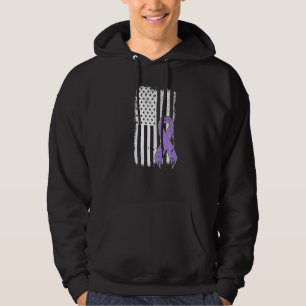 Epilepsie Bewusstseinsband erschüttert Vintagen US Hoodie
