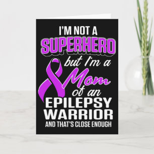 Epilepsie Bewusstseinsbildung Mama Hero Epileptic Karte