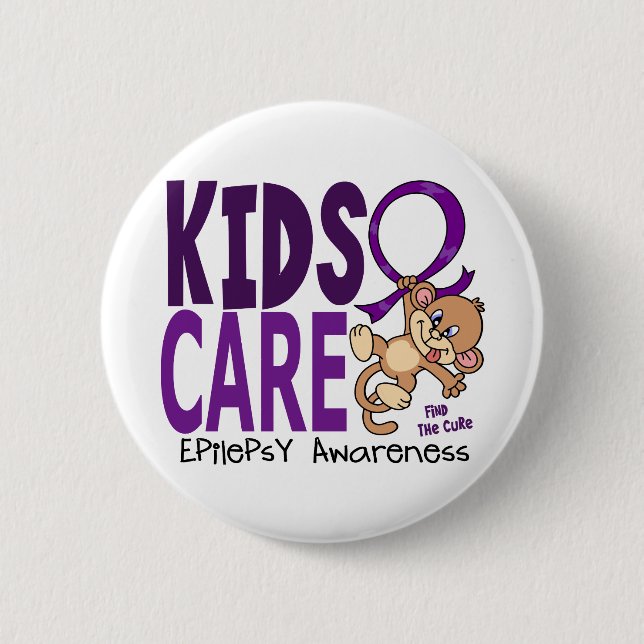 Epilepsie der Kindersorgfalt-1 Button (Vorderseite)