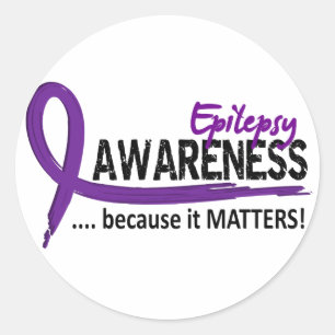 Epilepsie des Bewusstseins-2 Runder Aufkleber