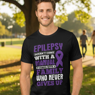 Epilepsie-Familie Lila Band Unterstützung Tri-Blend Shirt