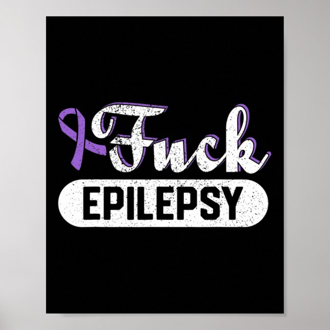 Epilepsie Fick Epilepsie Poster (Vorne)