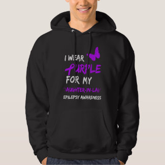 Epilepsie Ich Trage Lila Für Meine Schwiegertochte Hoodie