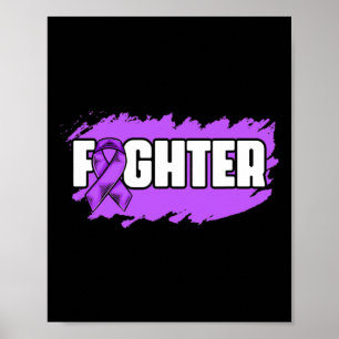 Epilepsie Kämpfer Epilepsie Überlebender Epilepsie Poster