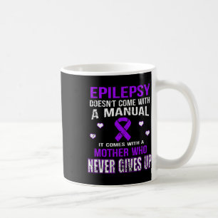 Epilepsie kommt mit einer Mutter, die niemals aufg Kaffeetasse