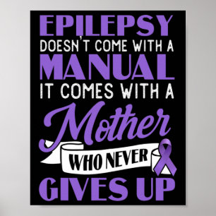 Epilepsie Kommt Nicht Mit Einem Handbuch Epilepsie Poster