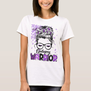 Epilepsie-Kriegerin Frauen Mädchen Überlebende T-Shirt