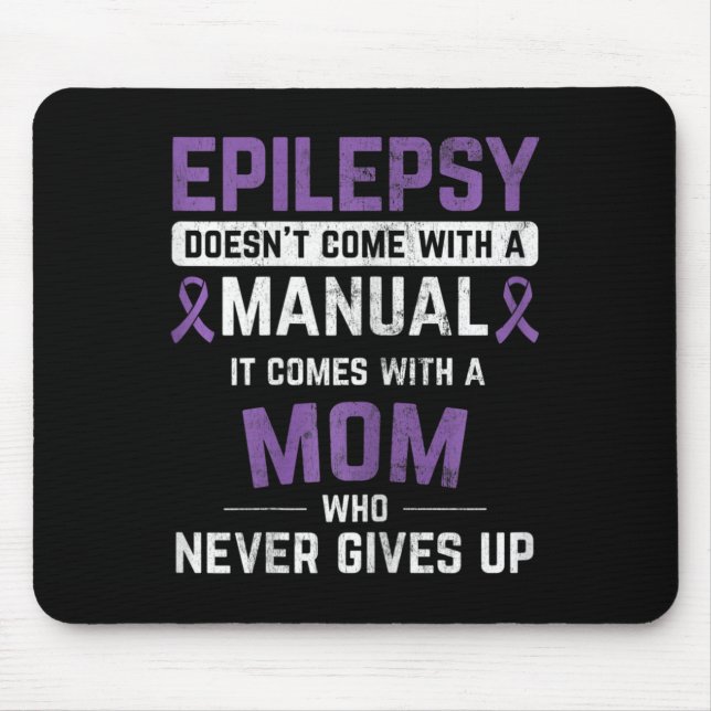 Epilepsie Mama Epilepsie Epilepsie Awareness Epile Mousepad (Vorne)