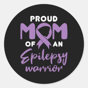 Epilepsie Mama Seizure Awareness Proud Mama Epilep Runder Aufkleber