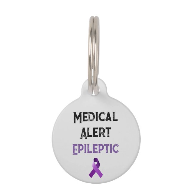Epilepsie Med Tag Haustiermarke (Vorderseite)