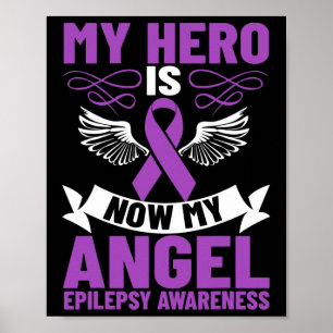 Epilepsie-Schleife Mein Held ist jetzt mein Engel  Poster