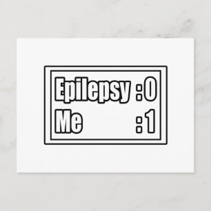 Epilepsie-Scoreboard Postkarte