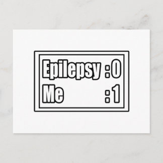 Epilepsie-Scoreboard Postkarte