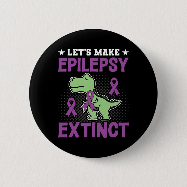 Epilepsie-Störung Das Bewusstsein Lasse Epilepsie  Button (Vorderseite)