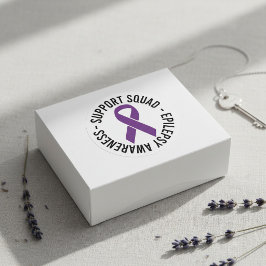 Epilepsie-Support-Squad-Bewusstseinsgeschenk Runder Aufkleber