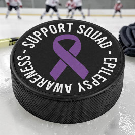 Epilepsie-Support-Squad-Hockey-Geschenk Eishockey Puck