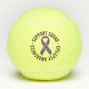 Epilepsie-Support-Squad-Tennisschenkung Tennisbälle