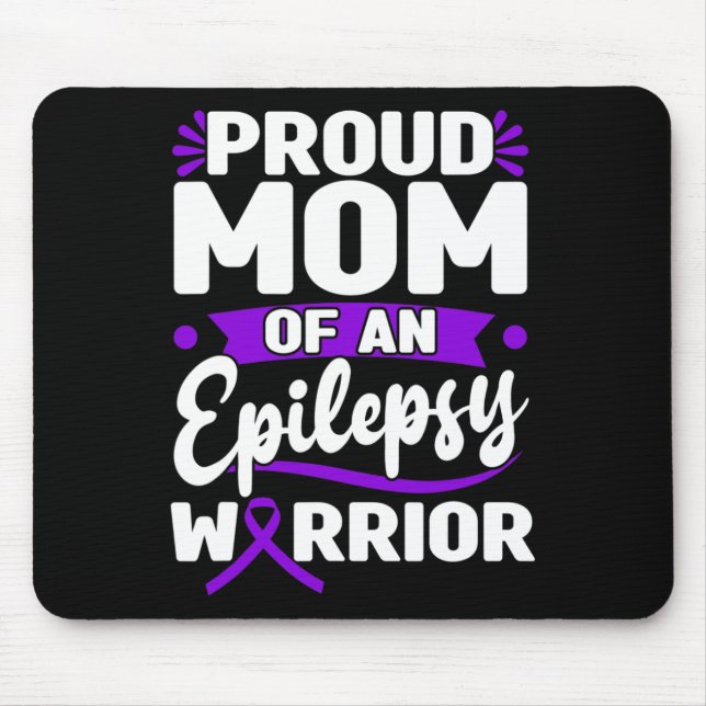 Epilepsie unterstützen Warrior Epilepsy Sensibilis Mousepad (Vorne)