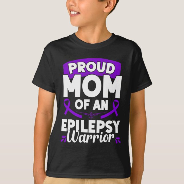 Epilepsie unterstützen Warrior Epilepsy Sensibilis T-Shirt (Vorderseite)