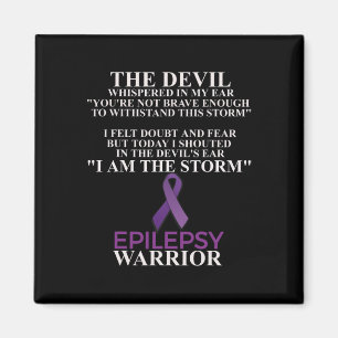 Epilepsie Warrior Awareness Christlich Faith Magnet