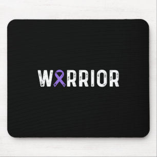 Epilepsie Warrior Awareness Lila Ribbon Men und W Mousepad